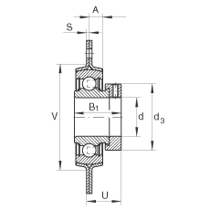 �S������Ԫ RA40, ������(g��)/�Ă�(g��)��˨�׵ķ��m���S������Ԫ���_��䓰壬ƫ���iȦ��P���ܷ�